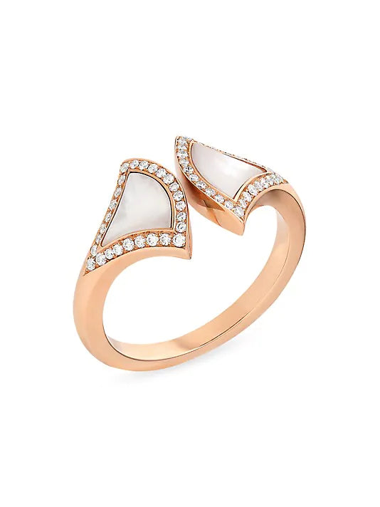 [AuraEcho Jewelry]DREAM MOP DIAMOND OPEN RING
