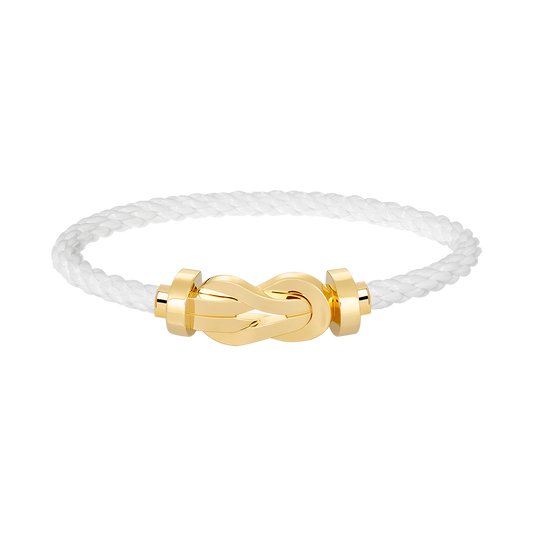 [AuraEcho Jewelry]CHANCE LARGE 8 FIGURE BUCKLE NO DIAMOND BRACELET GOLD