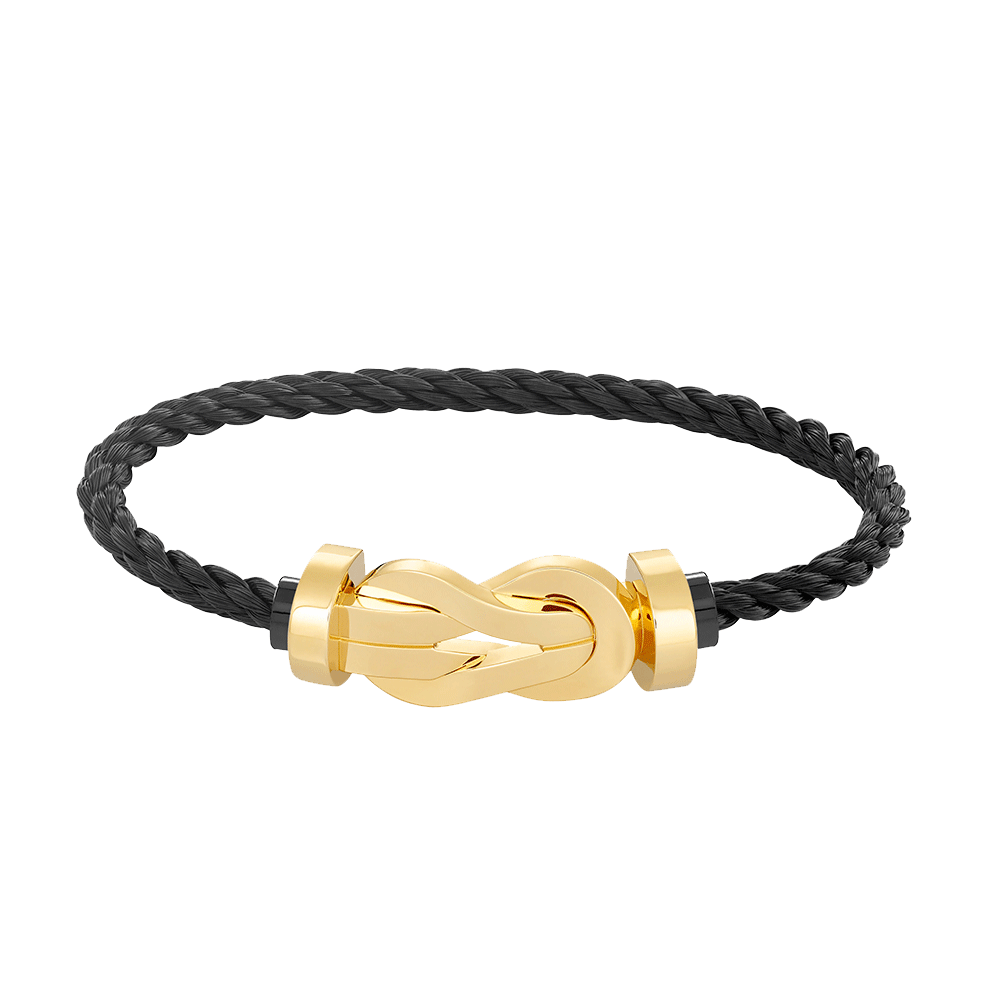 [AuraEcho Jewelry]CHANCE LARGE 8 FIGURE BUCKLE NO DIAMOND BRACELET GOLD
