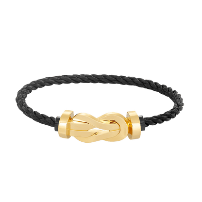 [AuraEcho Jewelry]CHANCE LARGE 8 FIGURE BUCKLE NO DIAMOND BRACELET GOLD