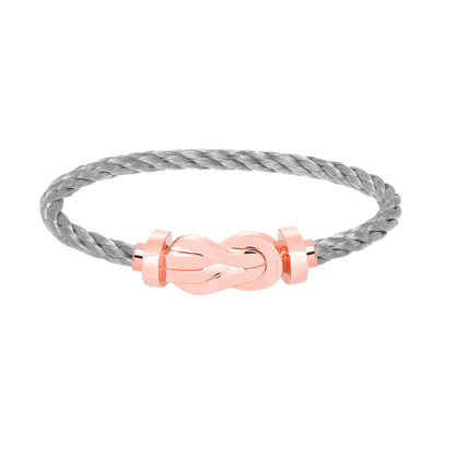 [AuraEcho Jewelry]CHANCE LARGE 8 FIGURE BUCKLE NO DIAMOND BRACELET ROSE GOLD