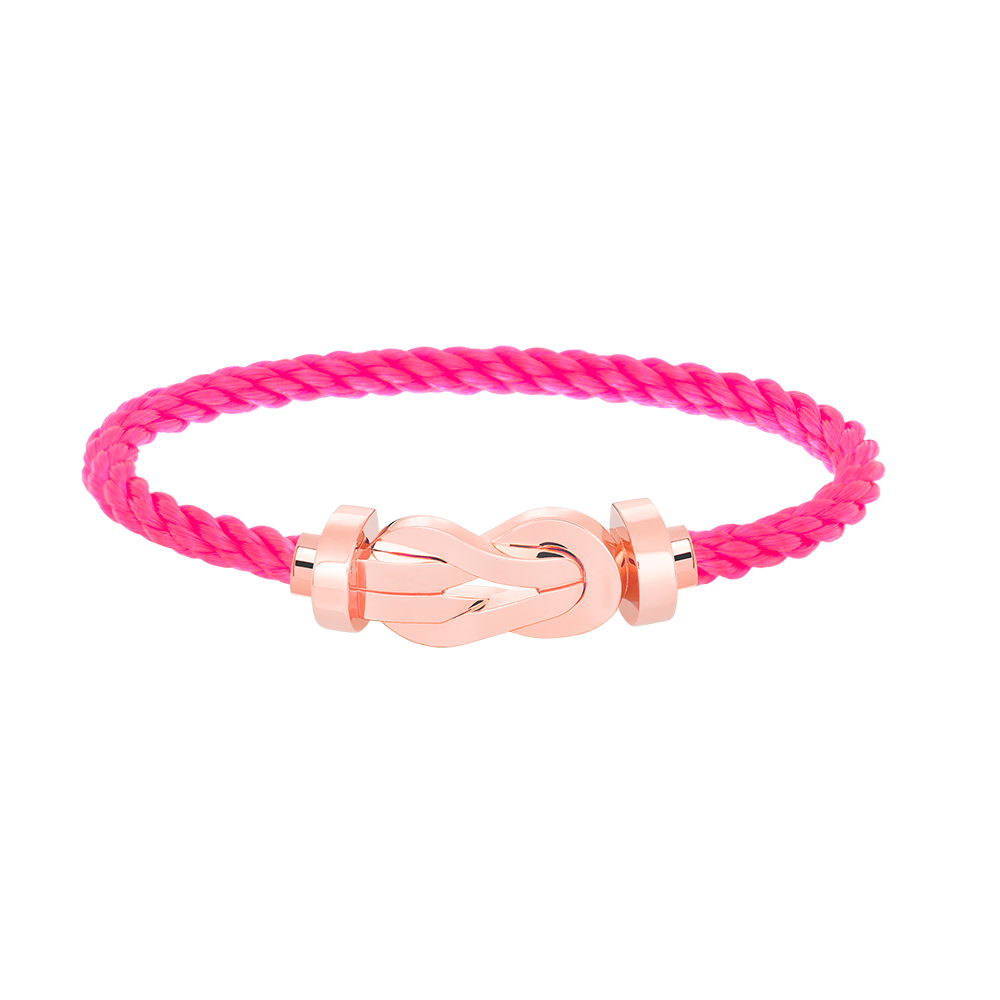 [AuraEcho Jewelry]CHANCE LARGE 8 FIGURE BUCKLE NO DIAMOND BRACELET ROSE GOLD