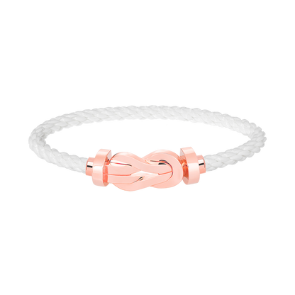 [AuraEcho Jewelry]CHANCE LARGE 8 FIGURE BUCKLE NO DIAMOND BRACELET ROSE GOLD