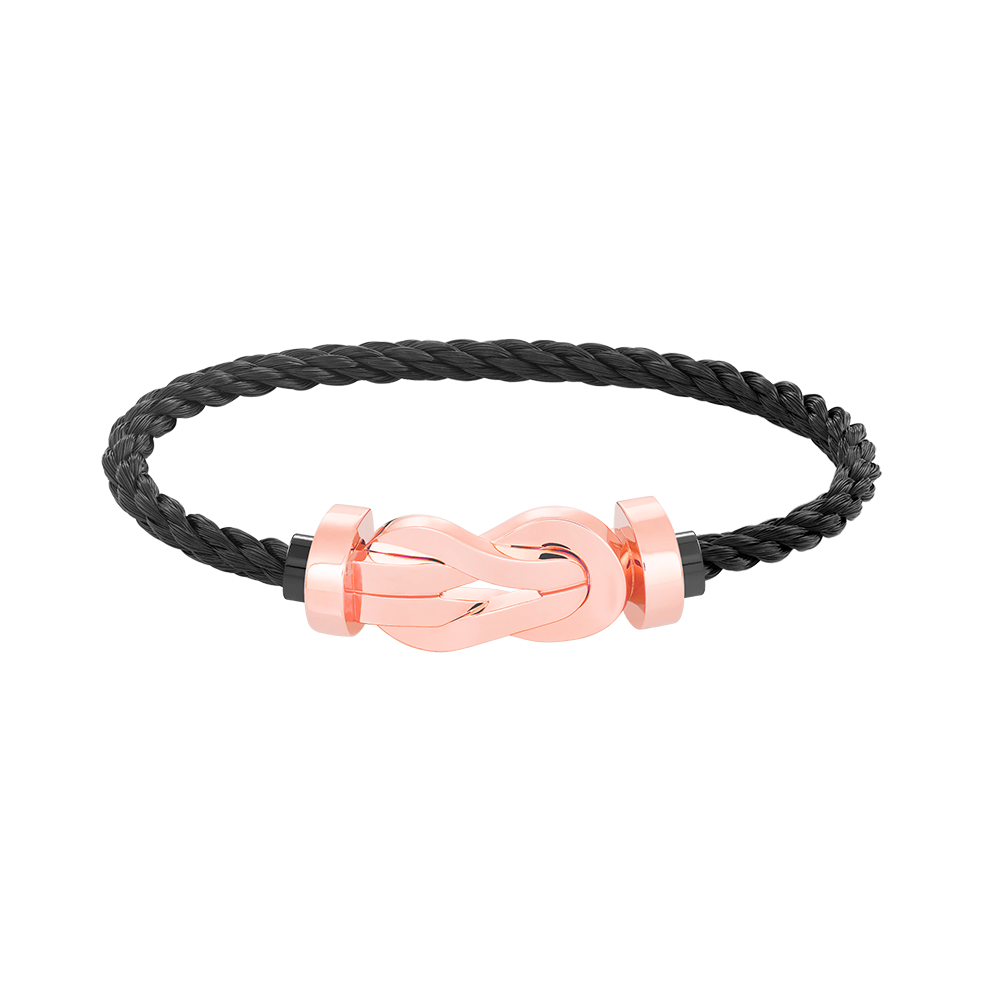 [AuraEcho Jewelry]CHANCE LARGE 8 FIGURE BUCKLE NO DIAMOND BRACELET ROSE GOLD