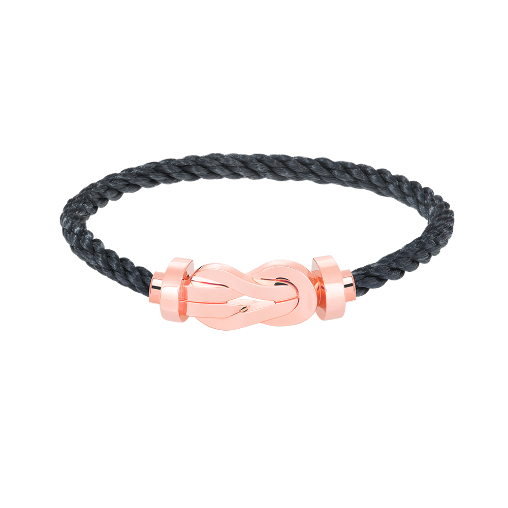 [AuraEcho Jewelry]CHANCE LARGE 8 FIGURE BUCKLE NO DIAMOND BRACELET ROSE GOLD
