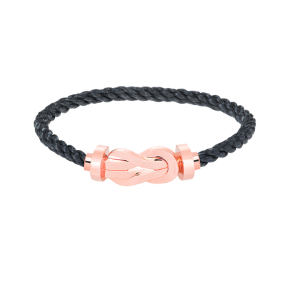 [AuraEcho Jewelry]CHANCE LARGE 8 FIGURE BUCKLE NO DIAMOND BRACELET ROSE GOLD