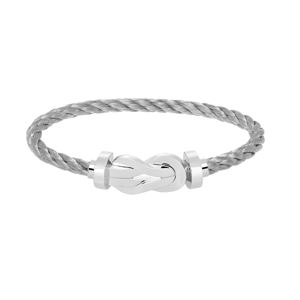 [AuraEcho Jewelry]CHANCE LARGE 8 FIGURE BUCKLE NO DIAMOND BRACELET SILVER