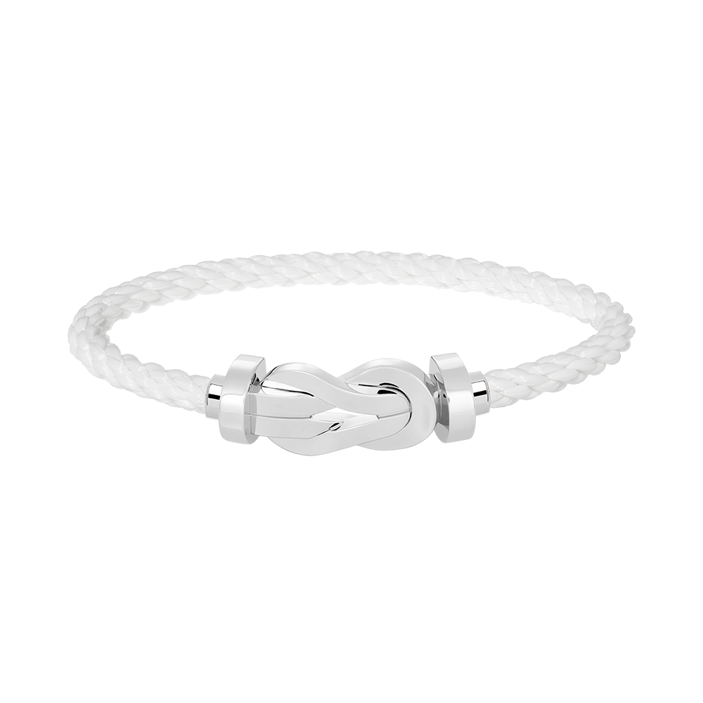 [AuraEcho Jewelry]CHANCE LARGE 8 FIGURE BUCKLE NO DIAMOND BRACELET SILVER
