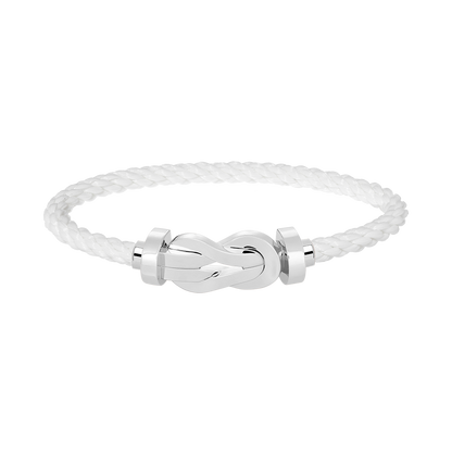 [AuraEcho Jewelry]CHANCE LARGE 8 FIGURE BUCKLE NO DIAMOND BRACELET SILVER
