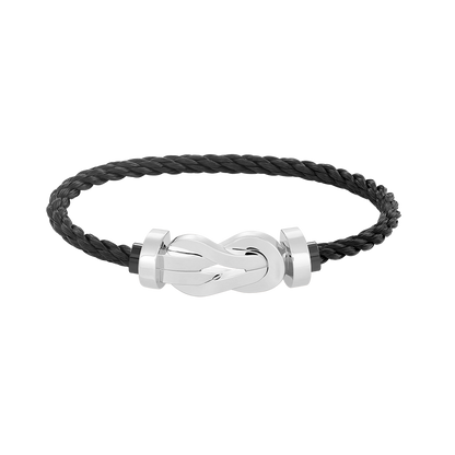 [AuraEcho Jewelry]CHANCE LARGE 8 FIGURE BUCKLE NO DIAMOND BRACELET SILVER