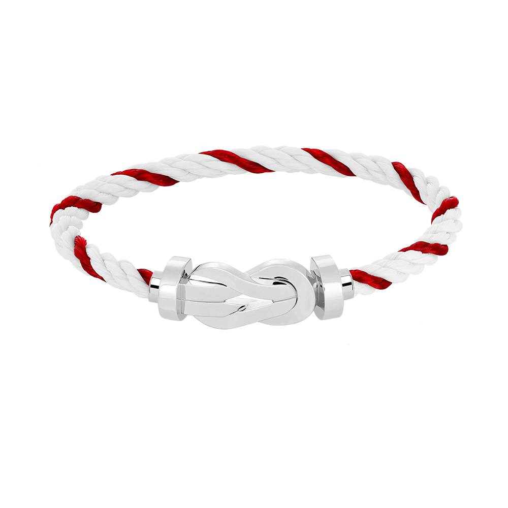 [AuraEcho Jewelry]CHANCE LARGE 8 FIGURE BUCKLE NO DIAMOND BRACELET SILVER