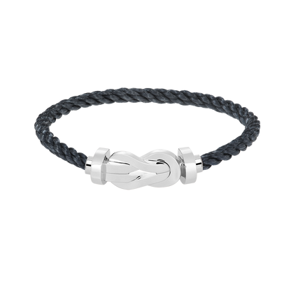 [AuraEcho Jewelry]CHANCE LARGE 8 FIGURE BUCKLE NO DIAMOND BRACELET SILVER