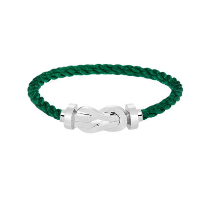 [AuraEcho Jewelry]CHANCE LARGE 8 FIGURE BUCKLE NO DIAMOND BRACELET SILVER