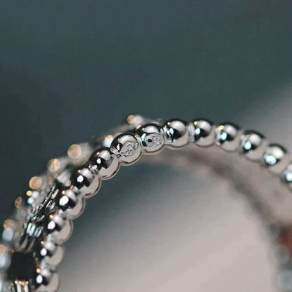 [AuraEcho Jewelry]CLOVER KALEIDOSCOPE RING 10MM