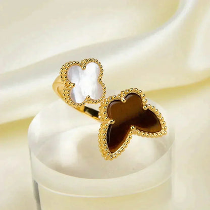 [AuraEcho Jewelry]LUCKY BETWEEN THE FINGER RING