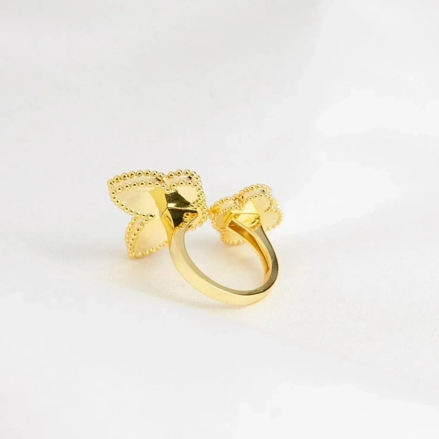 [AuraEcho Jewelry]LUCKY BETWEEN THE FINGER RING
