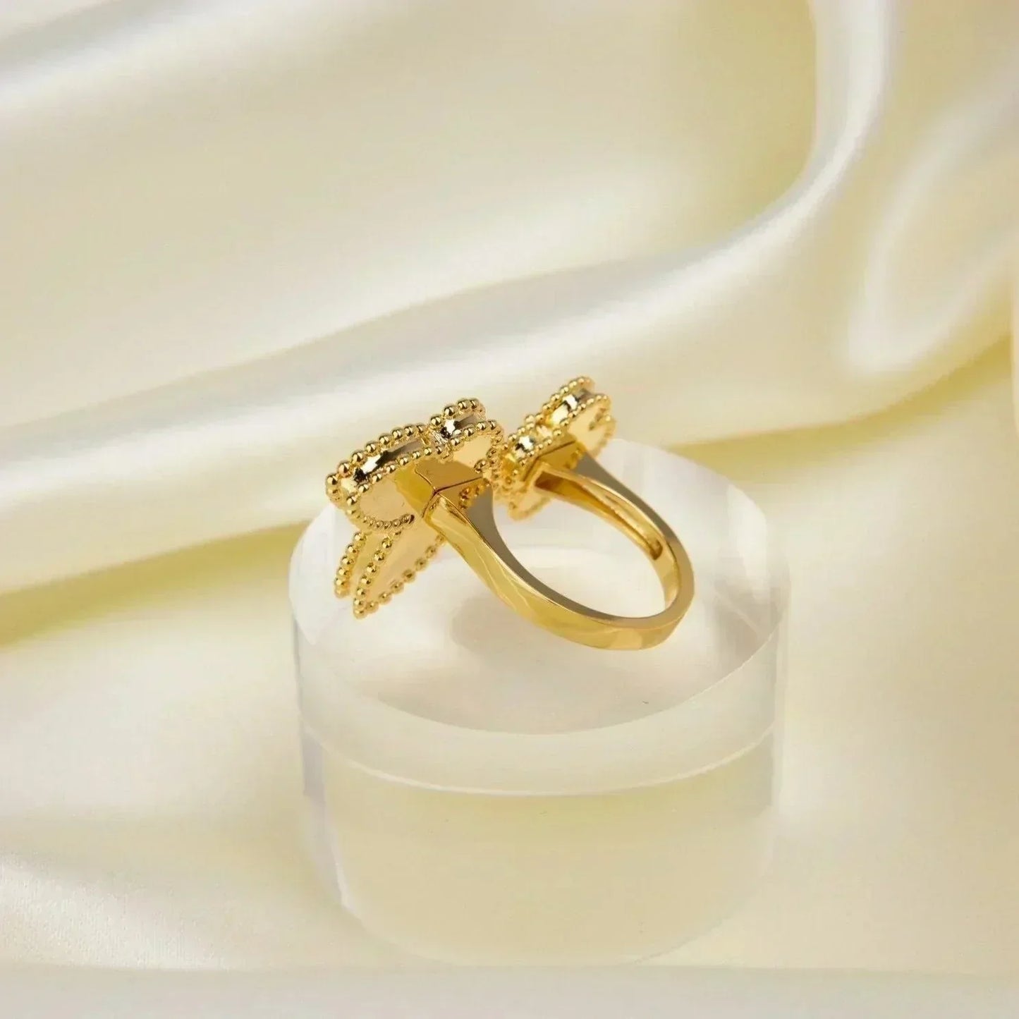 [AuraEcho Jewelry]LUCKY BETWEEN THE FINGER RING