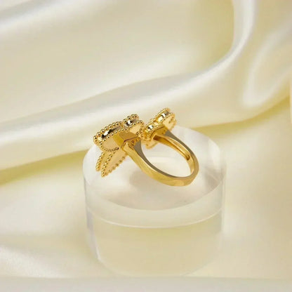 [AuraEcho Jewelry]LUCKY BETWEEN THE FINGER RING
