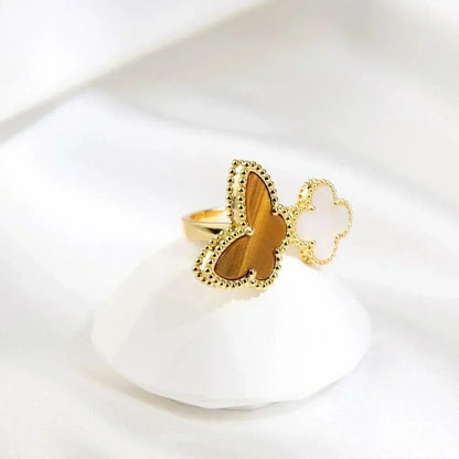 [AuraEcho Jewelry]LUCKY BETWEEN THE FINGER RING