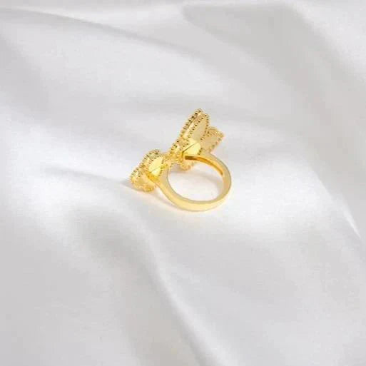 [AuraEcho Jewelry]LUCKY BETWEEN THE FINGER RING