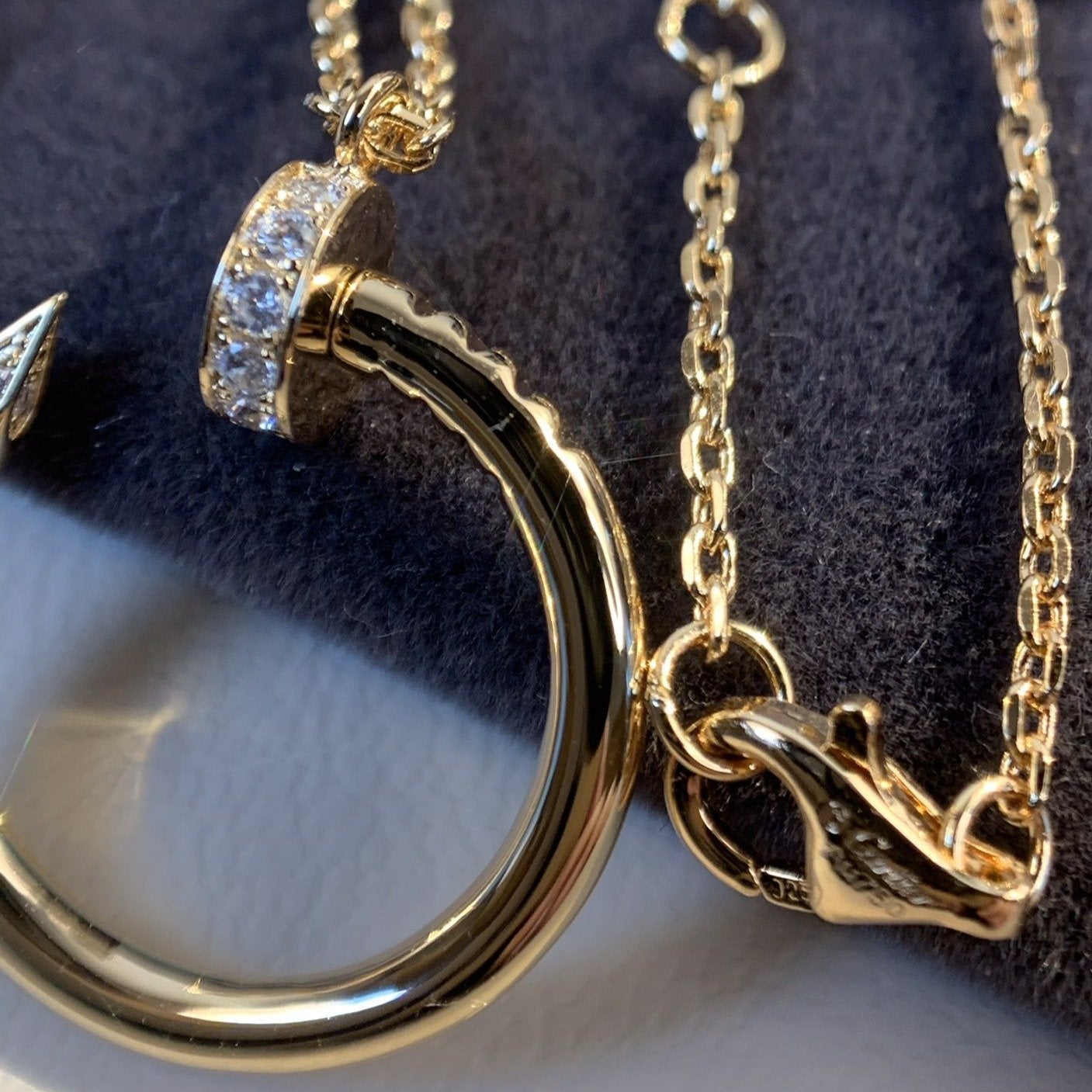 [AuraEcho Jewelry]JUSTE NECKLACE PINK GOLD