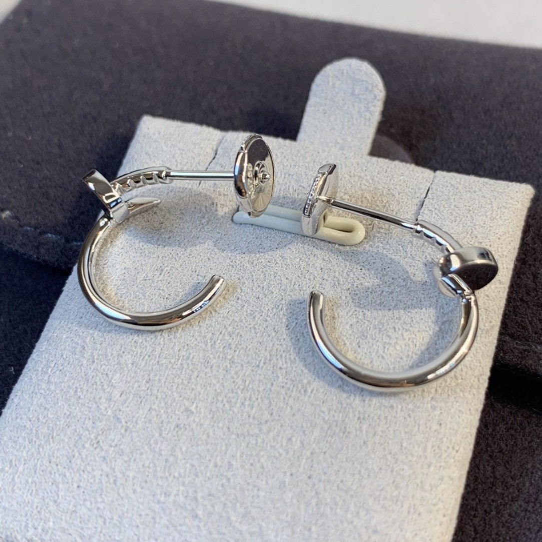 [AuraEcho Jewelry]JUSTE EARRINGS SILVER