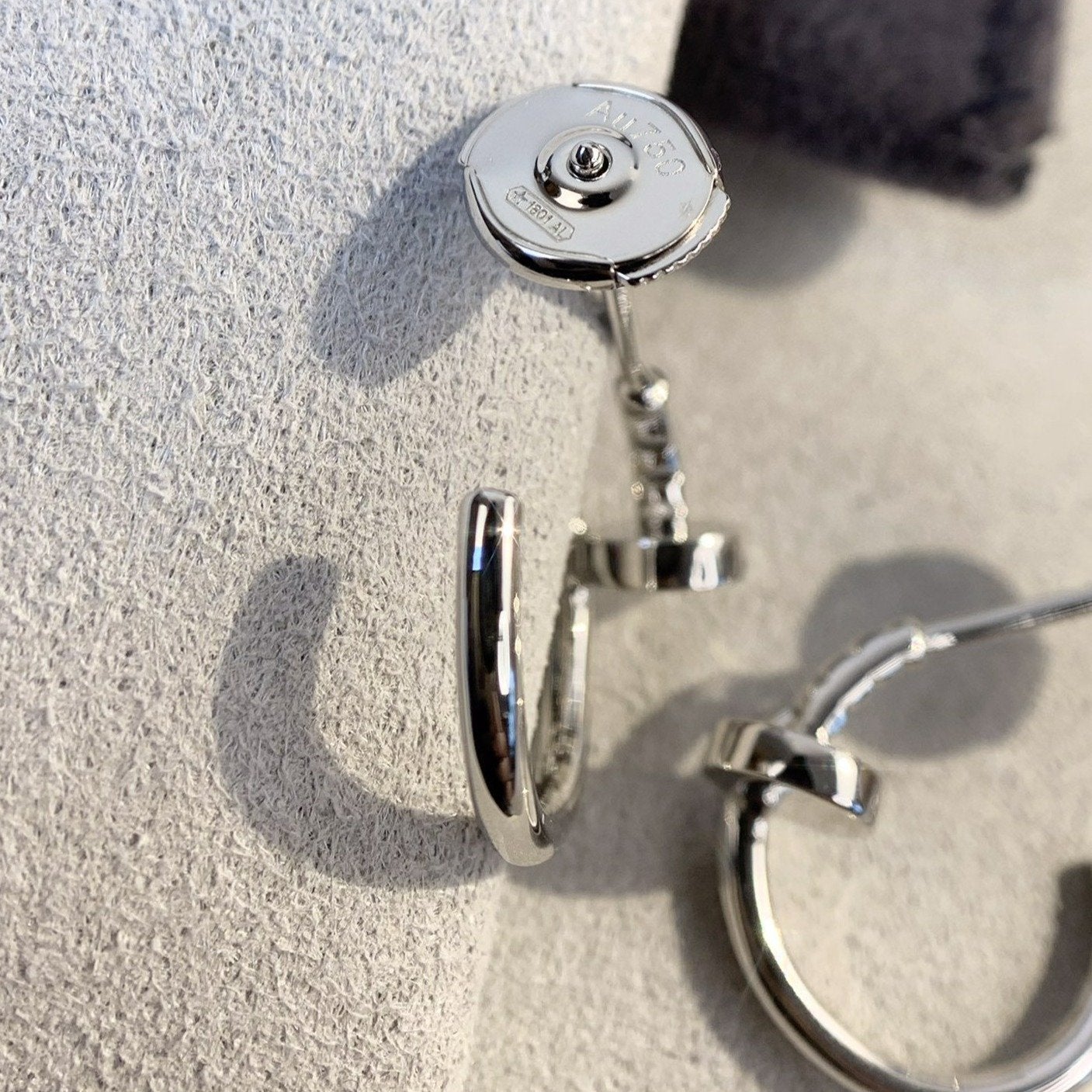 [AuraEcho Jewelry]JUSTE EARRINGS SILVER