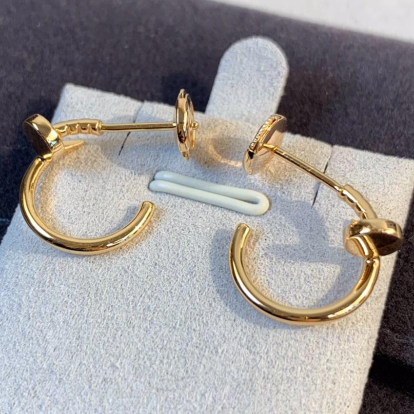 [AuraEcho Jewelry]JUSTE EARRINGS PINK GOLD