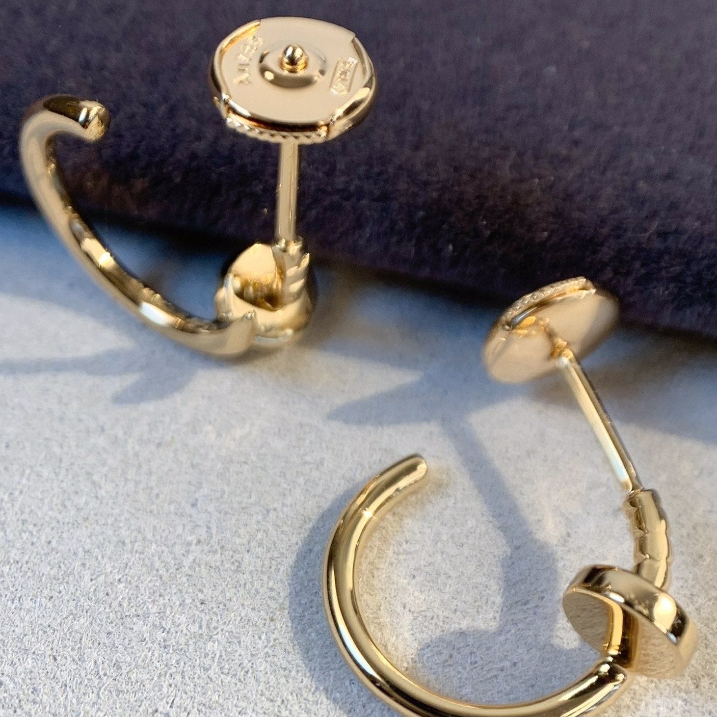 [AuraEcho Jewelry]JUSTE EARRINGS PINK GOLD