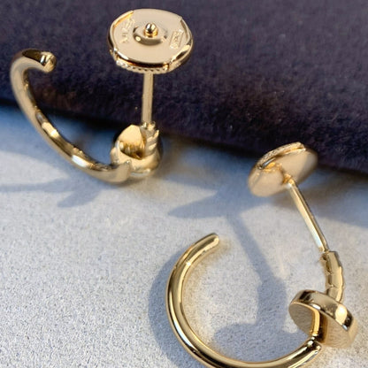 [AuraEcho Jewelry]JUSTE EARRINGS PINK GOLD