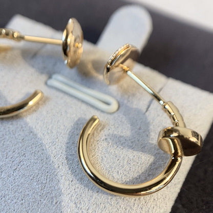 [AuraEcho Jewelry]JUSTE EARRINGS PINK GOLD
