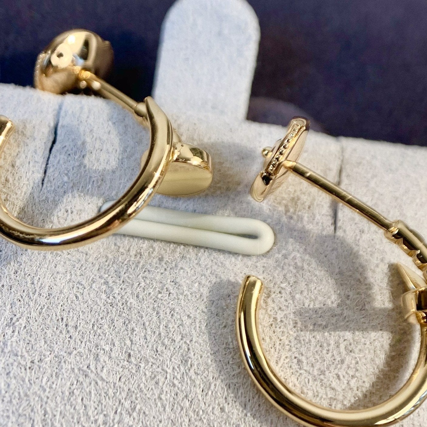 [AuraEcho Jewelry]JUSTE EARRINGS PINK GOLD