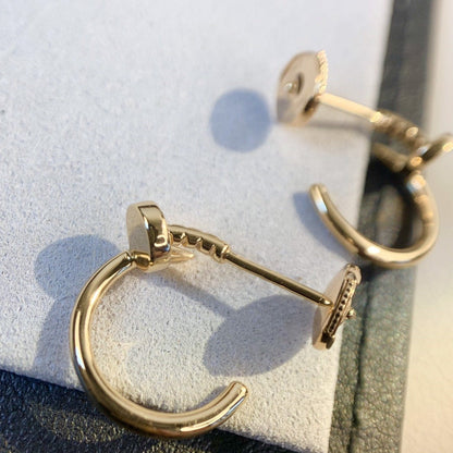 [AuraEcho Jewelry]JUSTE EARRINGS PINK GOLD
