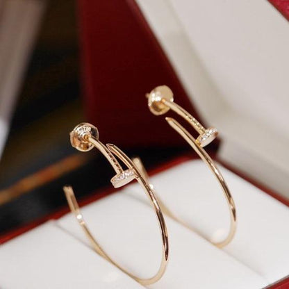 [AuraEcho Jewelry]JUSTE EARRINGS DIAMONDS 1.8MM