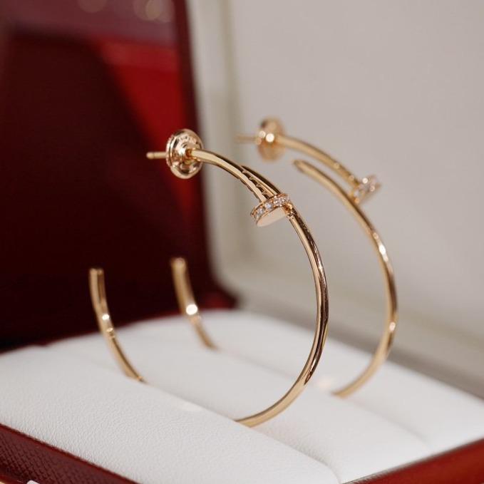 [AuraEcho Jewelry]JUSTE EARRINGS DIAMONDS 1.8MM