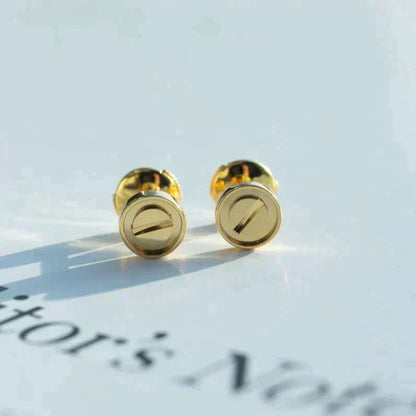 [AuraEcho Jewelry]LOVE EARRINGS GOLD 10MM