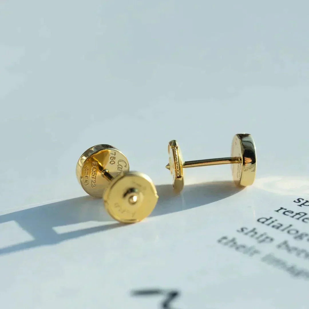 [AuraEcho Jewelry]LOVE EARRINGS GOLD 10MM