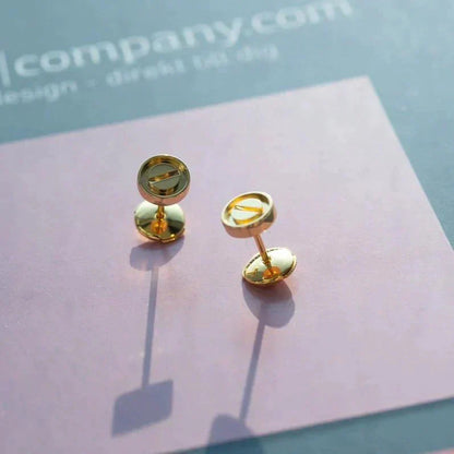 [AuraEcho Jewelry]LOVE EARRINGS GOLD 10MM