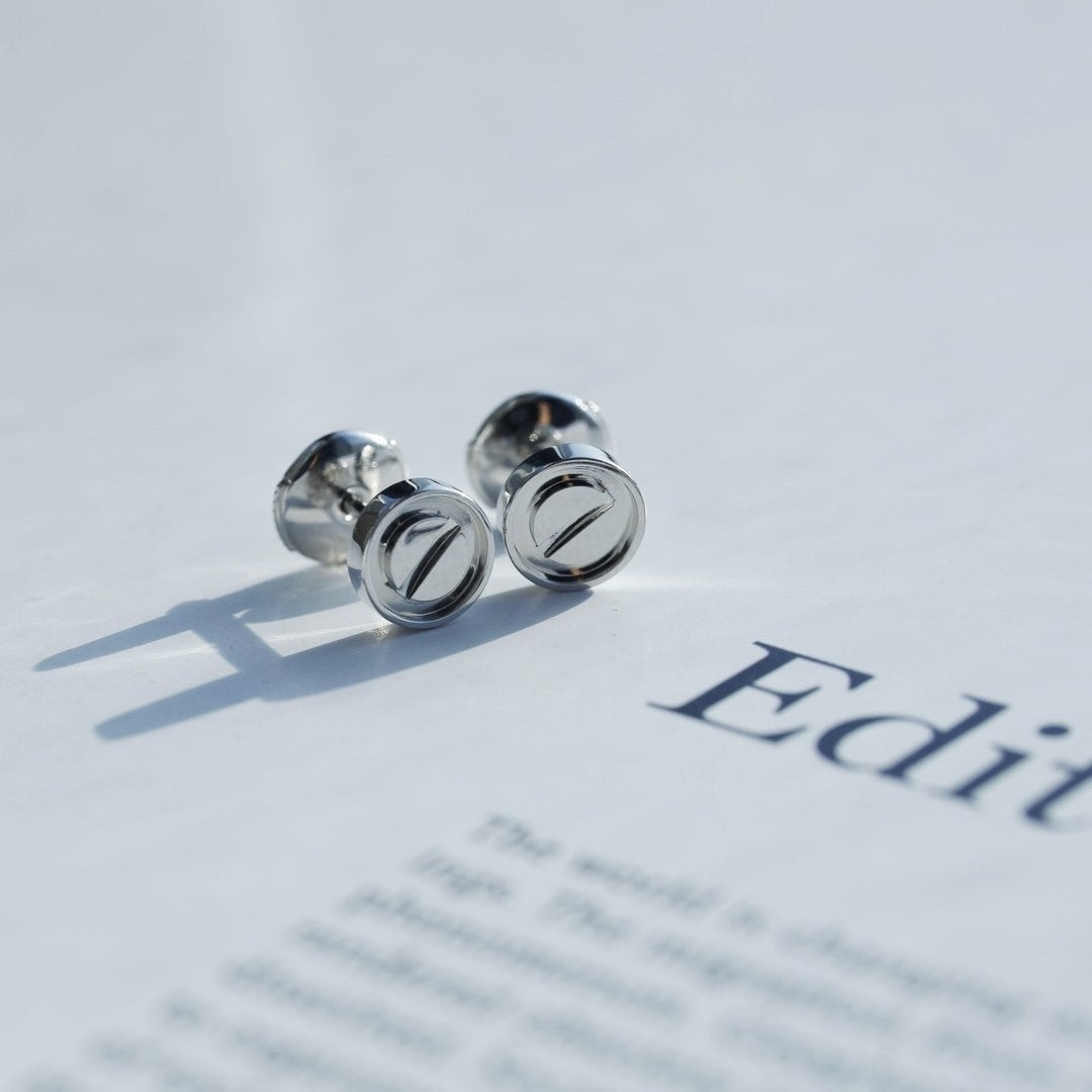 [AuraEcho Jewelry]LOVE EARRINGS SILVER 10MM