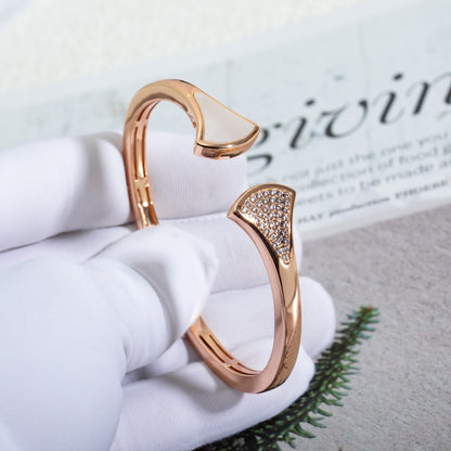 [AuraEcho Jewelry]DREAM BRACELET OPEN PINK GOLD MOP DIAMOND