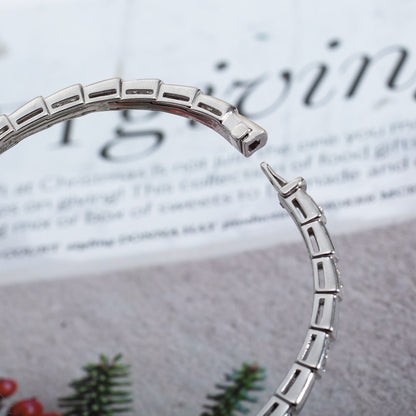 [AuraEcho Jewelry]SERPENTI BRACELET SILVER DIAMOND