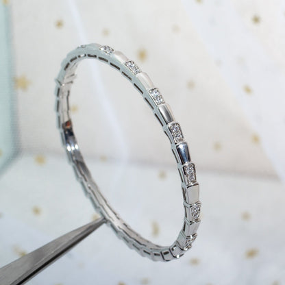 [AuraEcho Jewelry]SERPENTI BRACELET SILVER DIAMOND