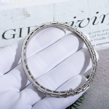 [AuraEcho Jewelry]SERPENTI BRACELET SILVER DIAMOND