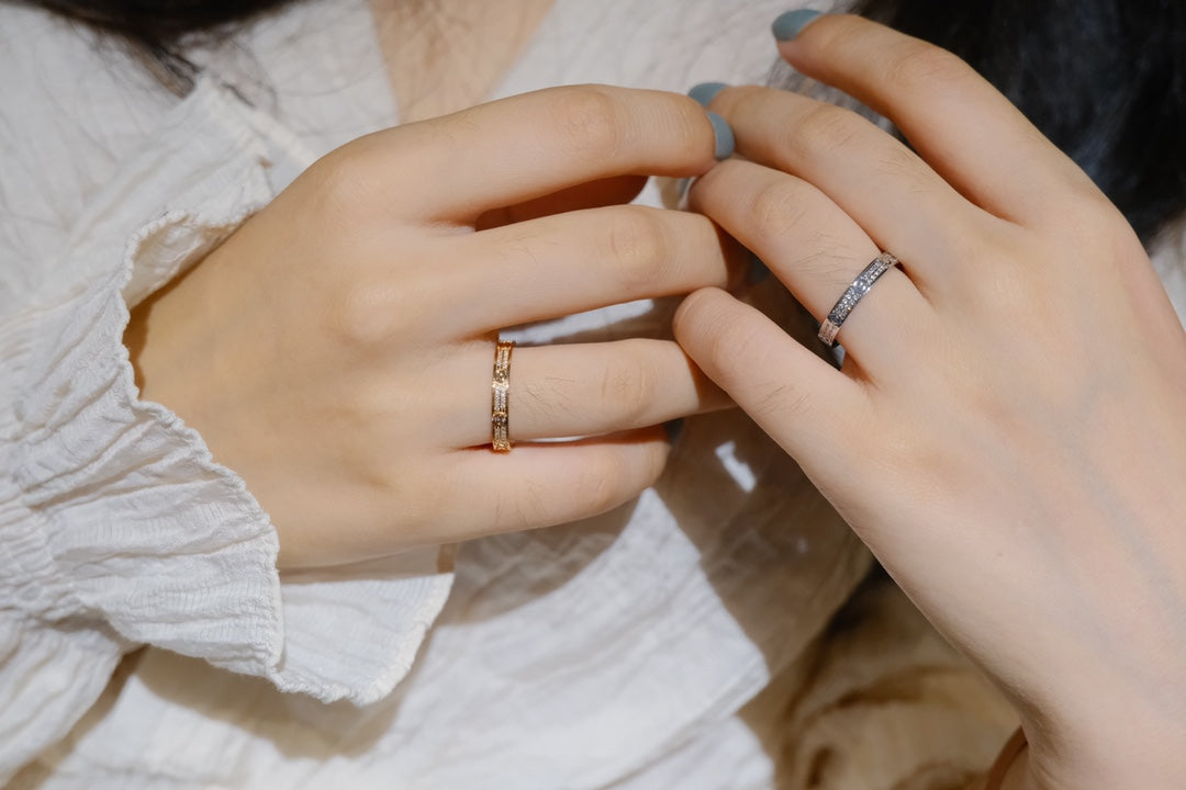 [AuraEcho Jewelry]LOVE RING 2.65MM DIAMOND