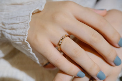 [AuraEcho Jewelry]LOVE RING 2.65MM DIAMOND