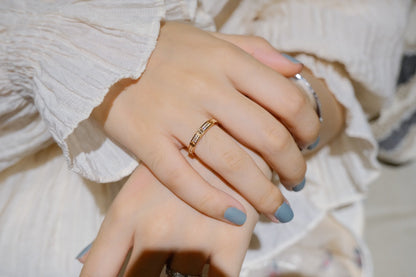 [AuraEcho Jewelry]LOVE RING 2.65MM DIAMOND