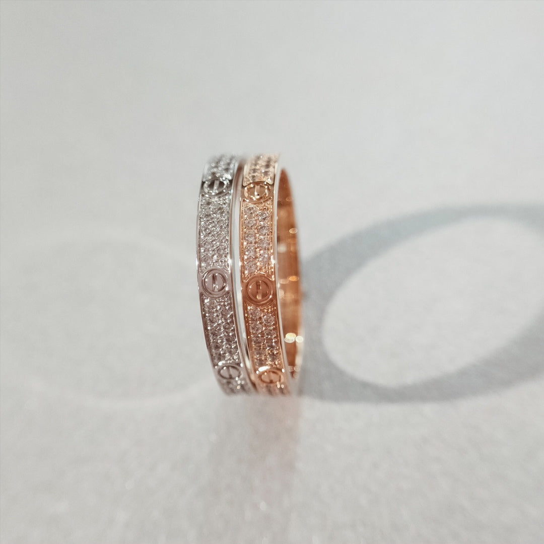 [AuraEcho Jewelry]LOVE RING 2.65MM DIAMOND