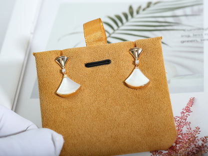 [AuraEcho Jewelry]DREAM MOP PINK GOLD EARRINGS