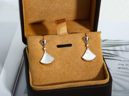 [AuraEcho Jewelry]DREAM MOP PINK GOLD EARRINGS