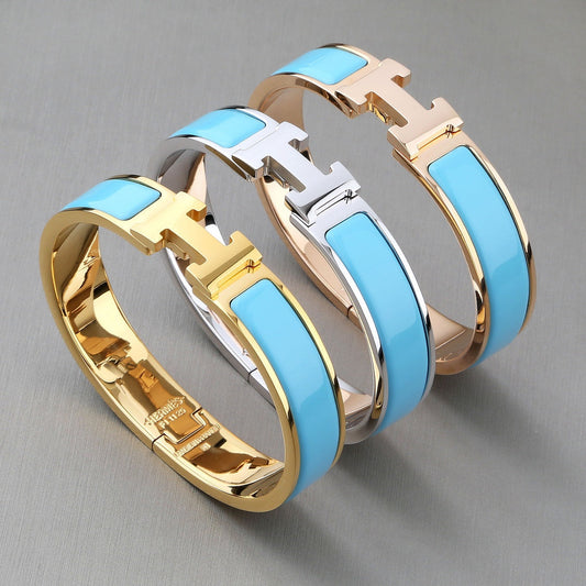 [AuraEcho Jewelry]H CLOUD BLUE BRACELET